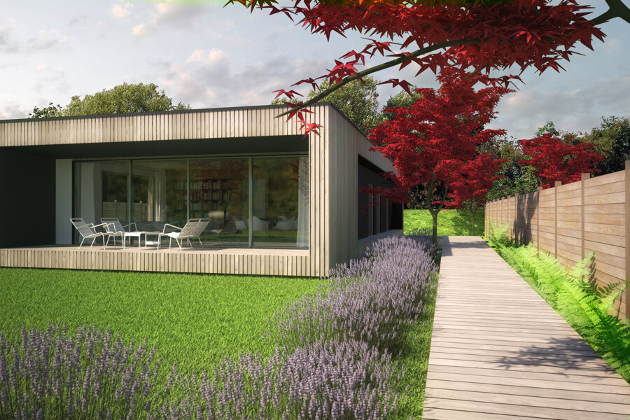 Projet Maison Ossature Bois - CHESSY réalisé par un architecte Archidvisor