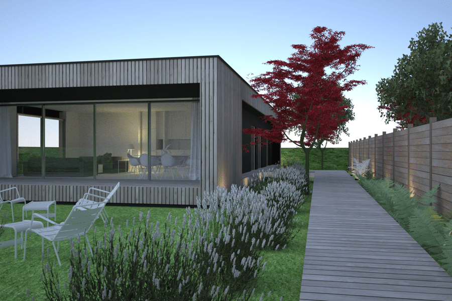 Projet Maison Ossature Bois - CHESSY réalisé par un architecte Archidvisor