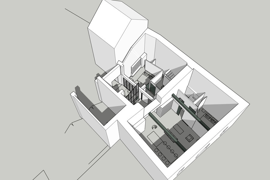 Projet Z77 - réaménagement d'un loft en duplex - Fontainebleau réalisé par un architecte Archidvisor