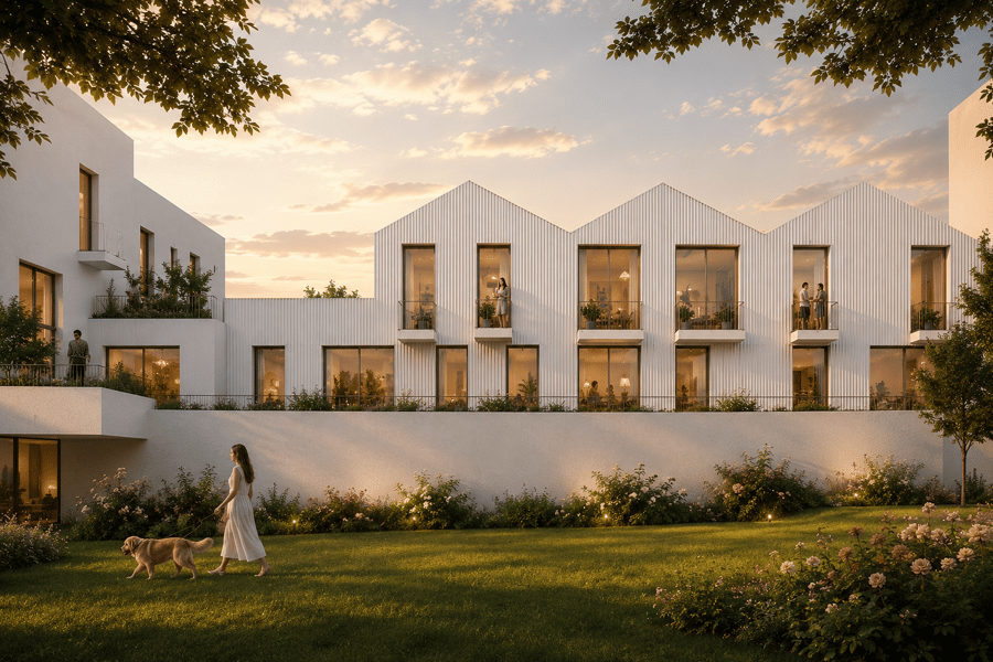 Projet WATTO - Construction de 32 logements colectifs réalisé par un architecte Archidvisor