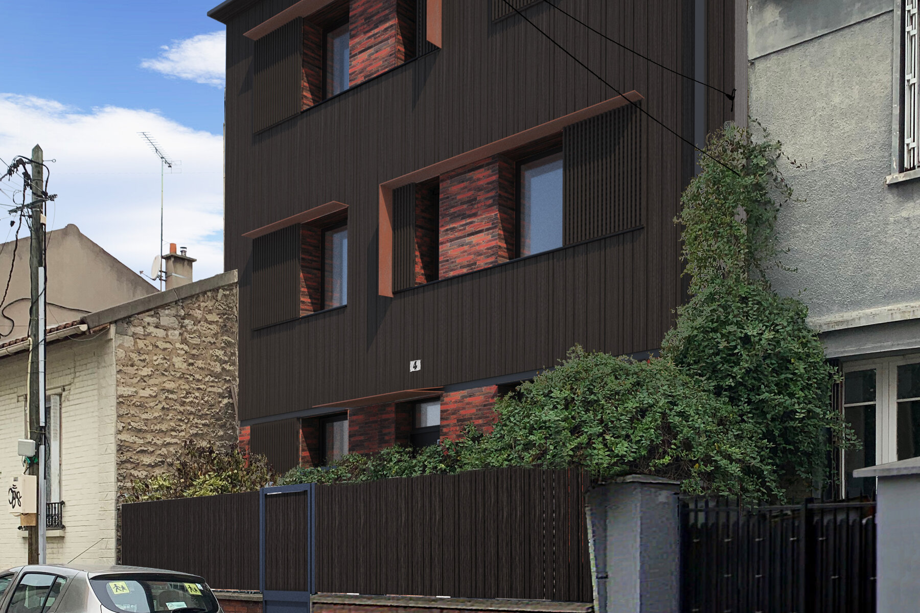 ᐅ Surélévation à Montreuil ≡ EXTENSIONDE DE LA VILLA O Montreuil par