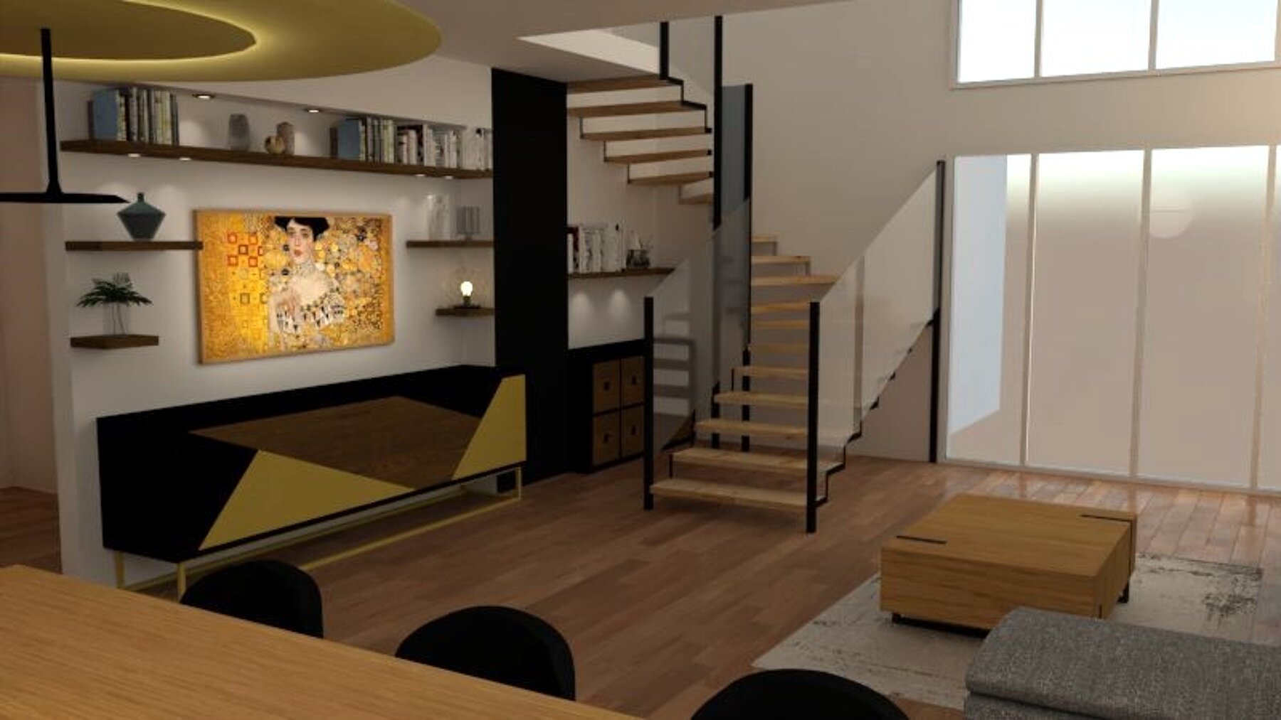 Aménagement intérieur - Maison individuelle par un décoratrice Archidvisor