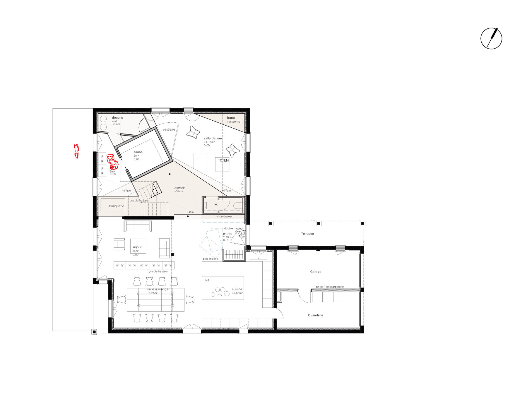 Aménagement intérieur - Maison individuelle par un architecte Archidvisor