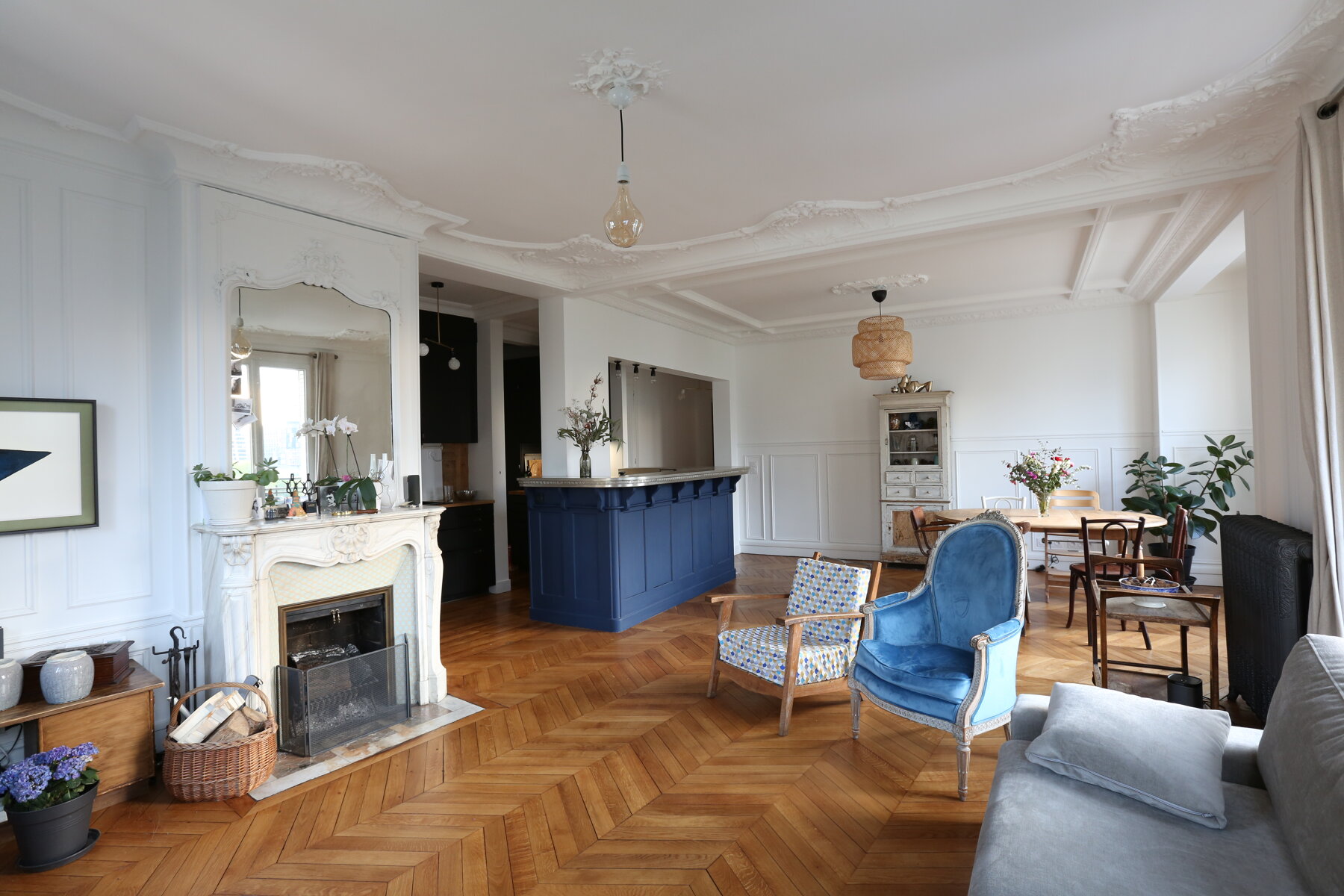 ᐅ Rénovation à Paris ≡ Rénovation d'un appartement de 115 M² par Sandra ...