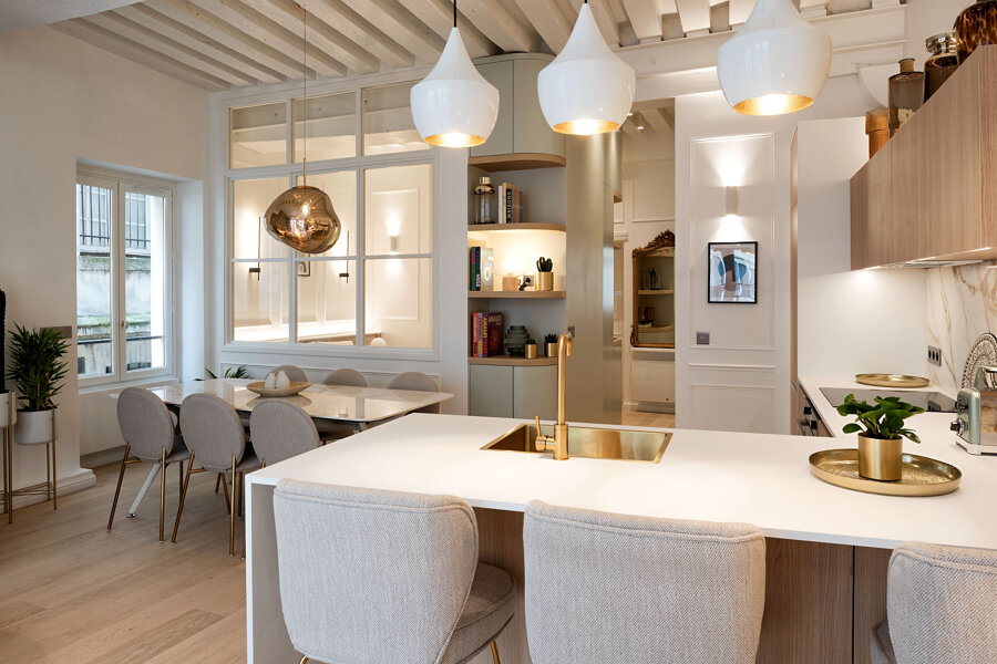 ᐅ Rénovation à Paris ≡ Appartement Beaubourg par Luigi - Archidvisor
