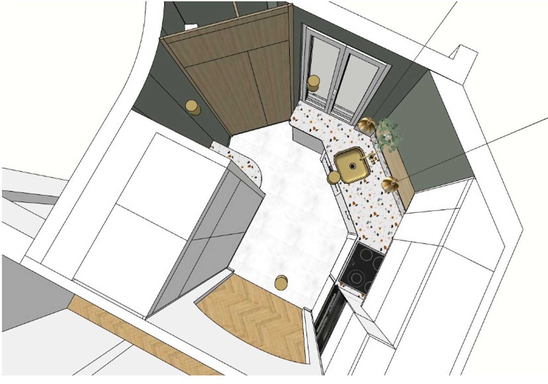 Aménagement intérieur - Appartement par un architecte d'intérieur Archidvisor