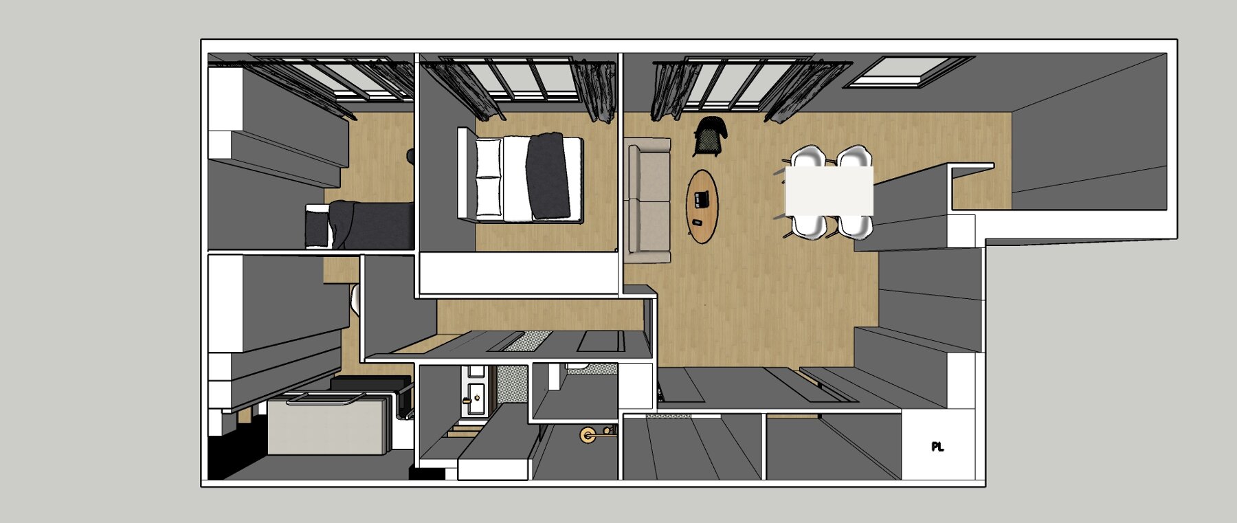 Aménagement intérieur - Appartement par un architecte d'intérieur Archidvisor