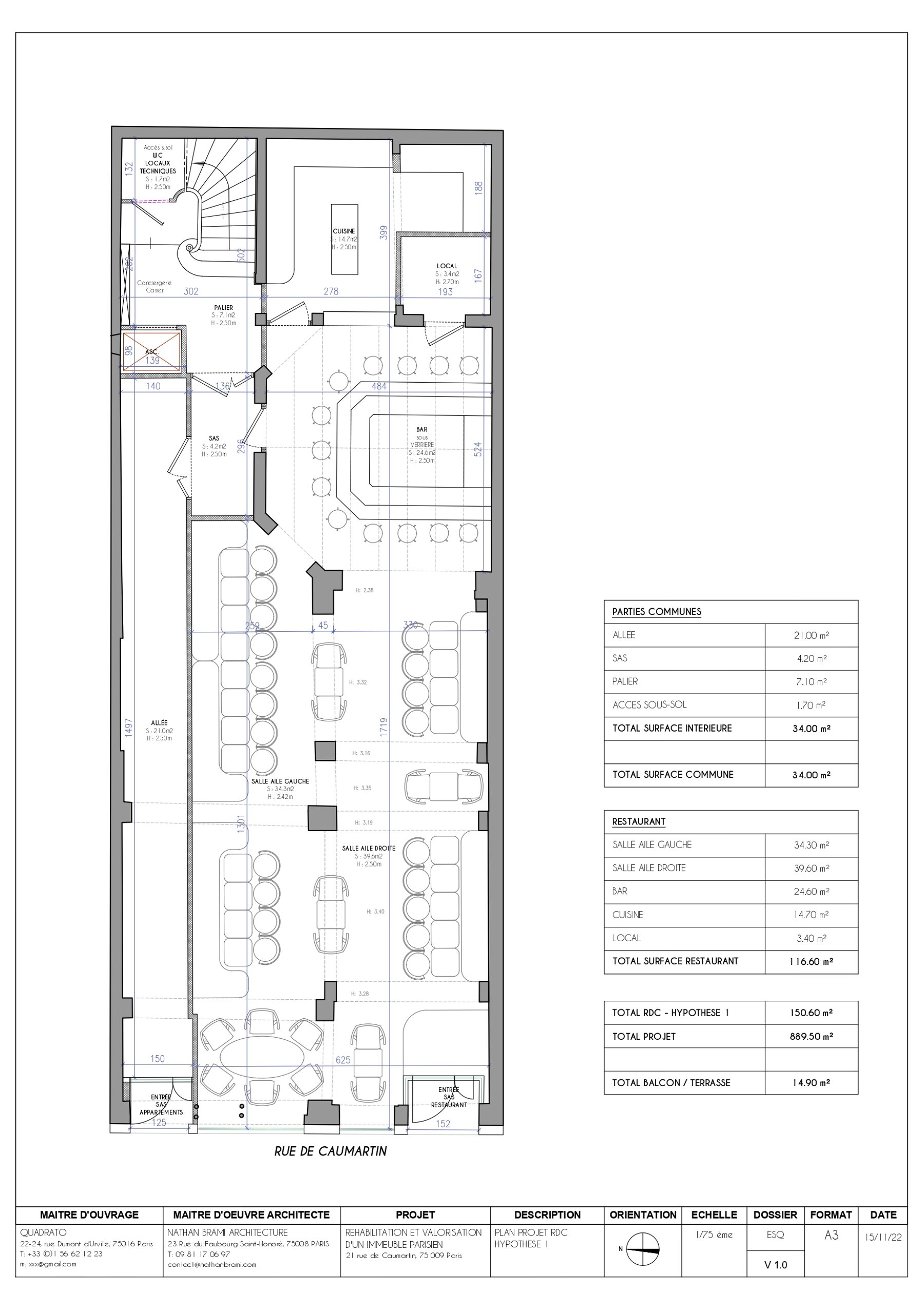 Rénovation - Bureaux par un architecte Archidvisor