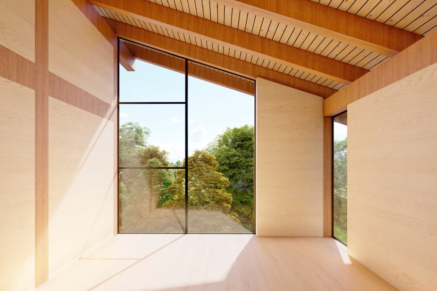 Projet Maison en Bois de Luxe dans la foret réalisé par un architecte Archidvisor