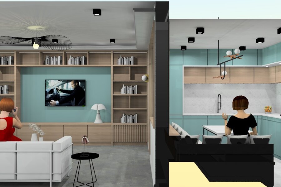 Projet Rénovation appartement C / 80m² / Paris / Etudes réalisé par un architecte Archidvisor