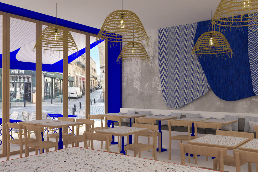 Projet Greek Food réalisé par un architecte d'intérieur Archidvisor