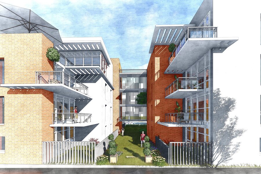 Projet 26 logements collectifs réalisé par un architecte Archidvisor