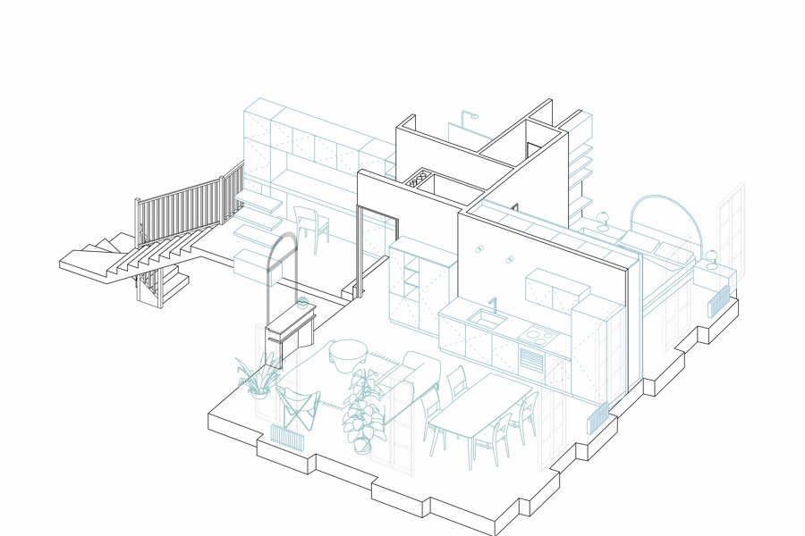 Projet Appart MF réalisé par un architecte Archidvisor