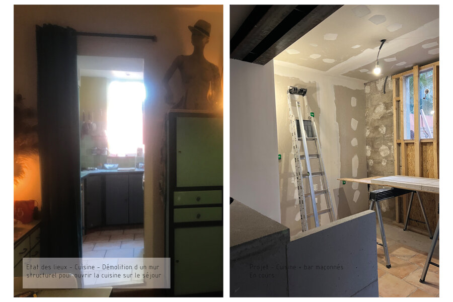 ᐅ Rénovation à Marseille ≡ Rénovation maison Perrier par Mariam ...