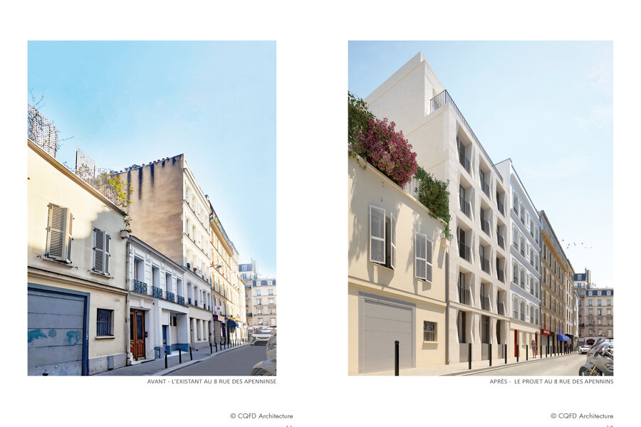 Projet Construction d'une résidence de 19 logements à Paris réalisé par un architecte Archidvisor