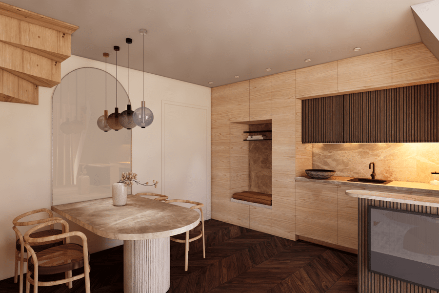 Projet Rénovation appartement Deauville réalisé par un architecte Archidvisor
