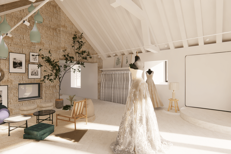 Projet Showroom robe de marié réalisé par un architecte Archidvisor