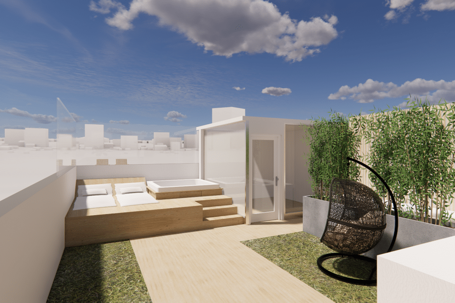 Projet Extension pour aménagement d'un toit terrasse réalisé par un architecte Archidvisor