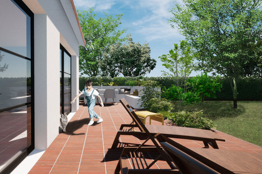 Projet Terrasse ensoleillée réalisé par un architecte d'intérieur Archidvisor