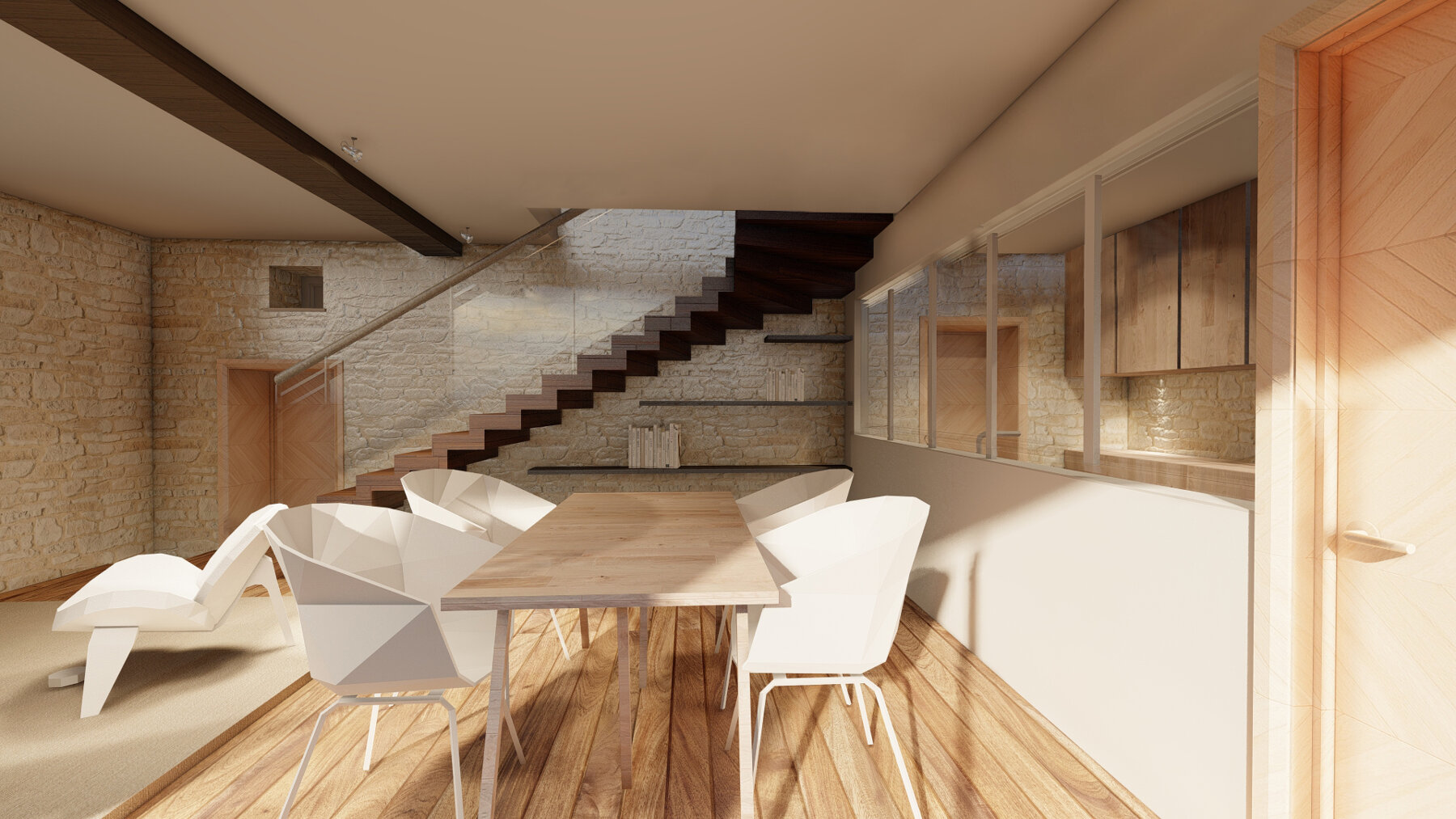 Changement de destination - Maison individuelle par un architecte Archidvisor