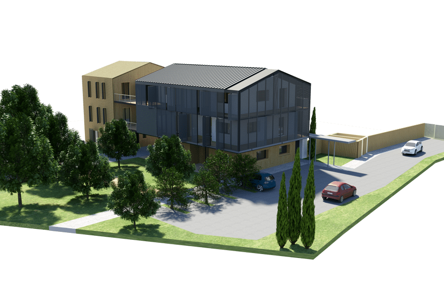 Projet Transformation d'une usine en résidence de services réalisé par un architecte Archidvisor