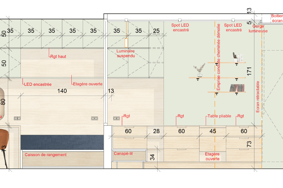 Projet Rénovation d'un appartement réalisé par un architecte Archidvisor