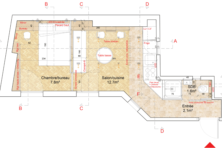 Projet Rénovation d'un appartement réalisé par un architecte Archidvisor