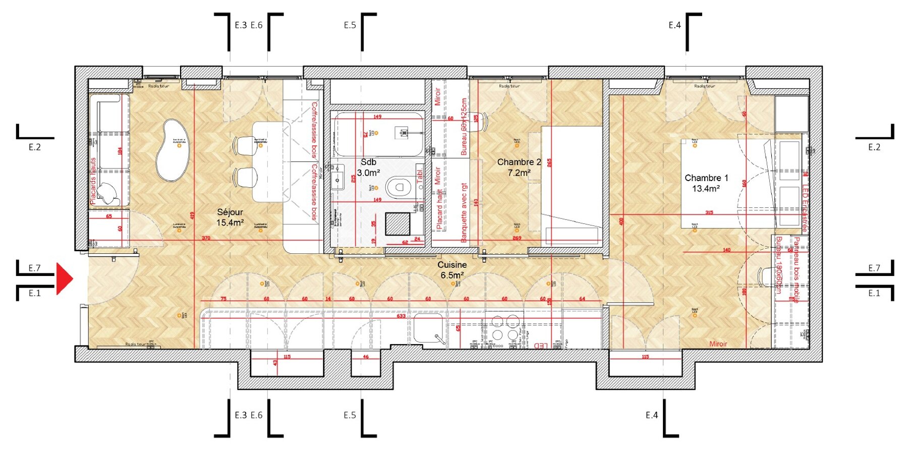 Changement de destination - Appartement par un architecte Archidvisor