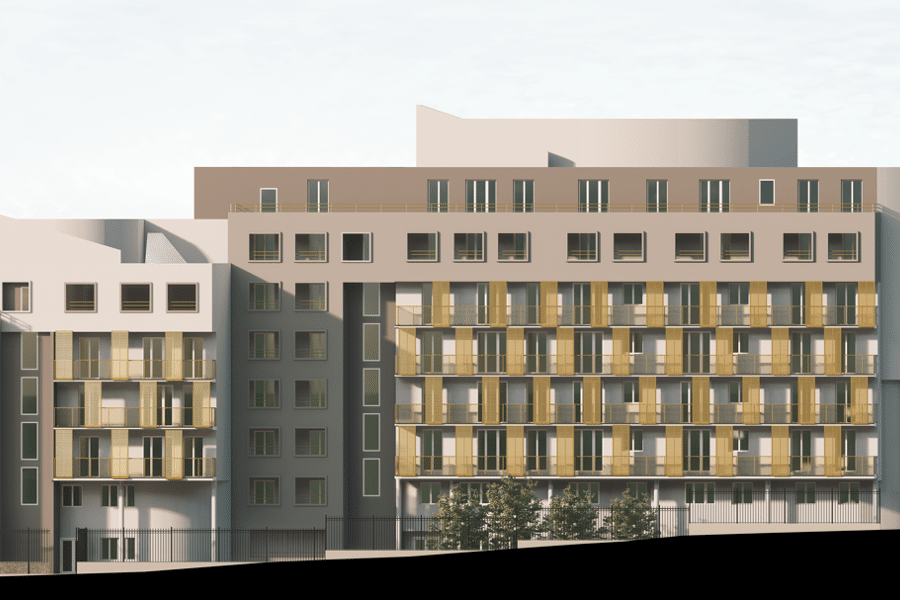 Projet Réhabilitation énergétique  et surélévation d'un ensemble immobilier de logement collectif réalisé par un architecte Archidvisor