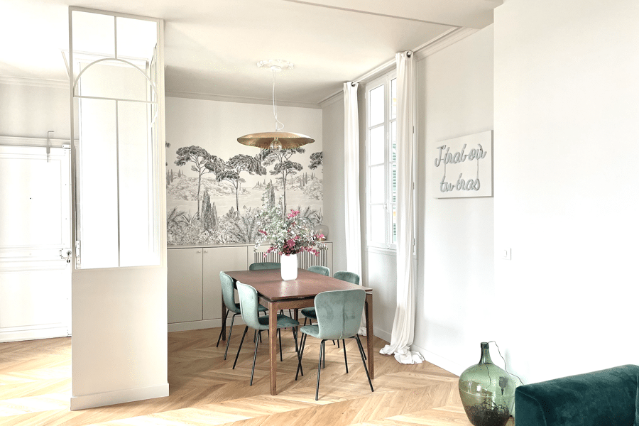 Projet Appartement familial Haussmannien réalisé par un architecte d'intérieur Archidvisor