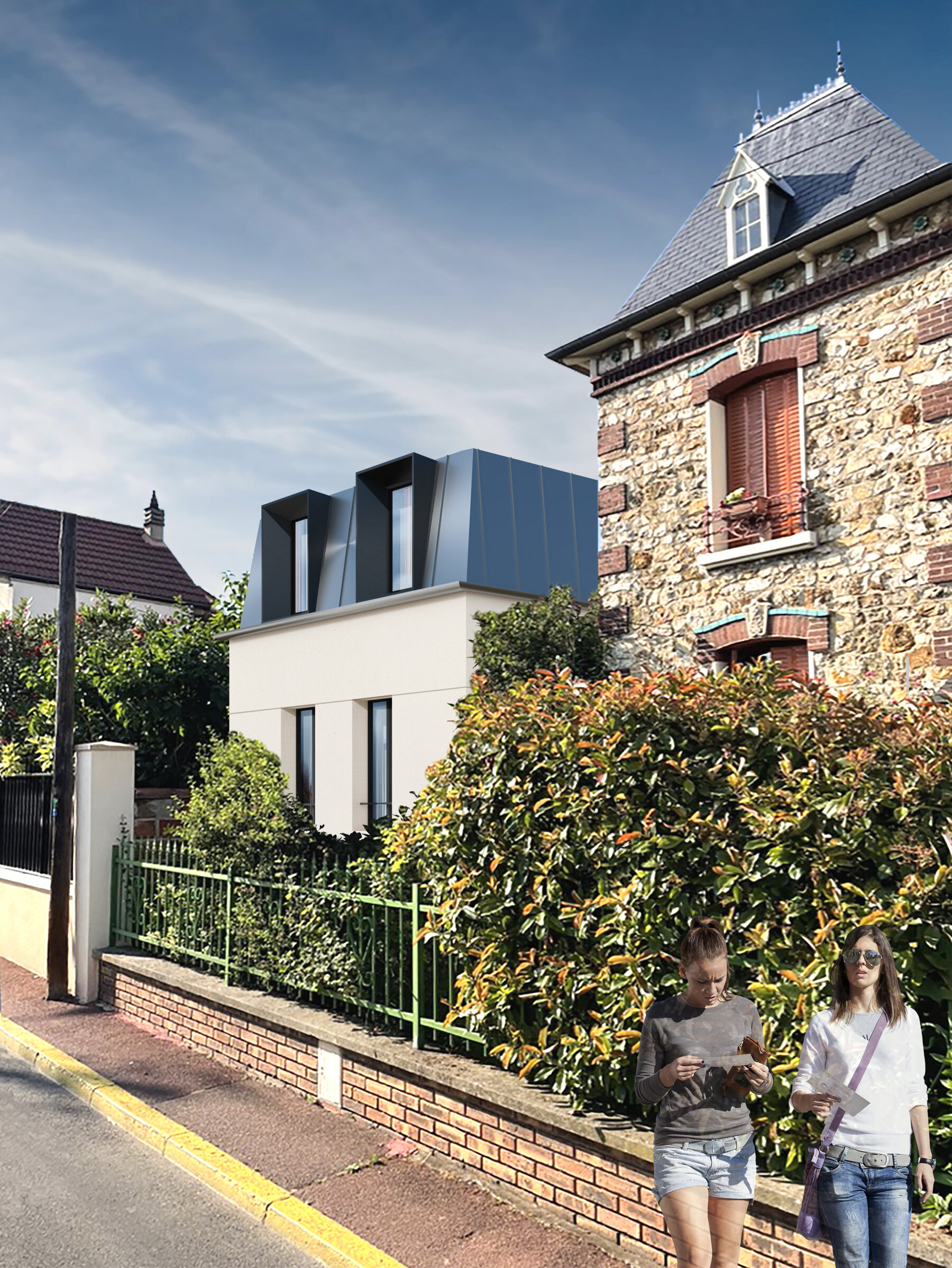 Surélévation - Terrain à construire par un architecte Archidvisor