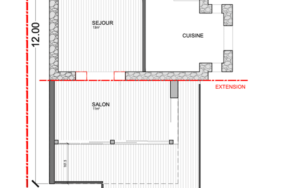 Projet EXTENSION ERMONT réalisé par un architecte Archidvisor