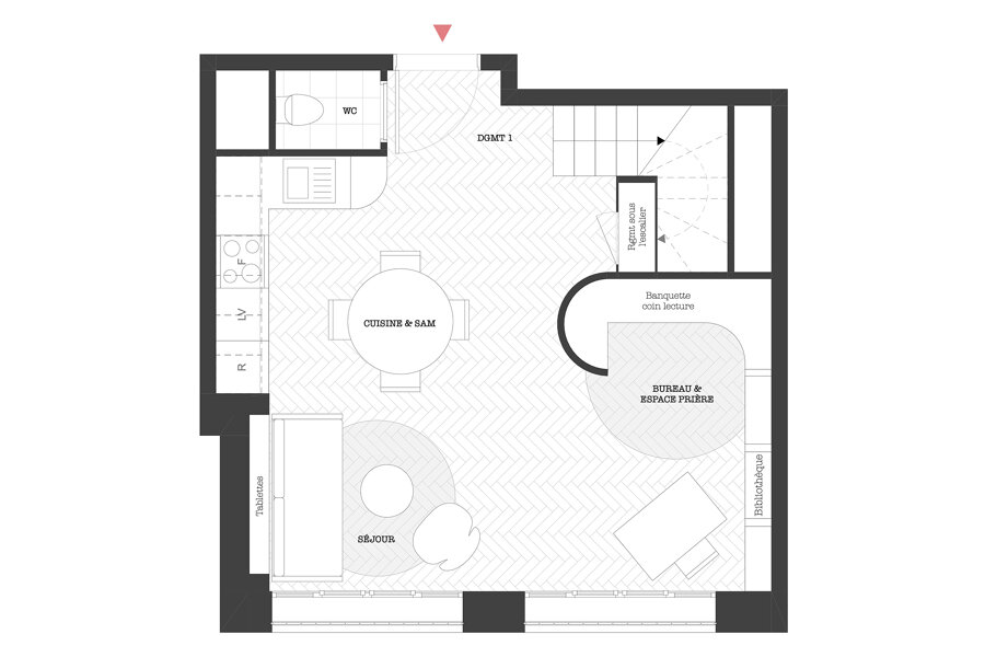 Projet Rénovation d'un appartement en duplex réalisé par un architecte Archidvisor