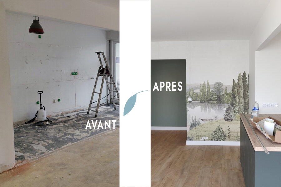 Projet Rénovation d'un appartement lumineux aux rangements bien pensés réalisé par un architecte Archidvisor