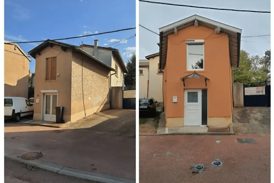 Projet Rénovation d'une petite maison de ville pour une location meublée réalisé par un contractant général Archidvisor