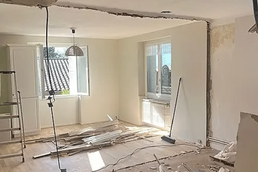 Projet Rénovation complète d'un appartement de 150m2 à St Didier au Mont d'Or réalisé par un contractant général Archidvisor