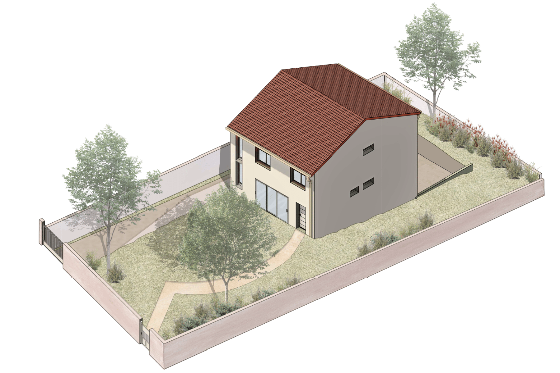 Construction neuve - Terrain à construire par un architecte Archidvisor