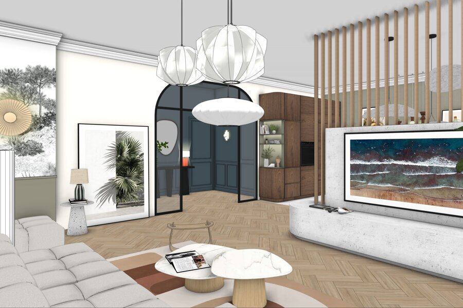 Projet Rénovation complète appartement Tourny réalisé par un architecte d'intérieur Archidvisor