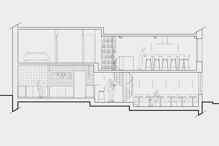 Projet Restaurant Turbulent réalisé par un architecte Archidvisor