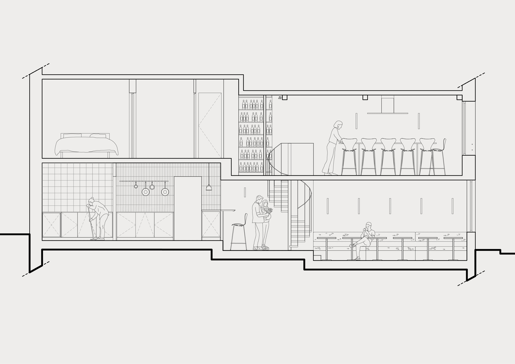 Rénovation - Restaurant par un architecte Archidvisor