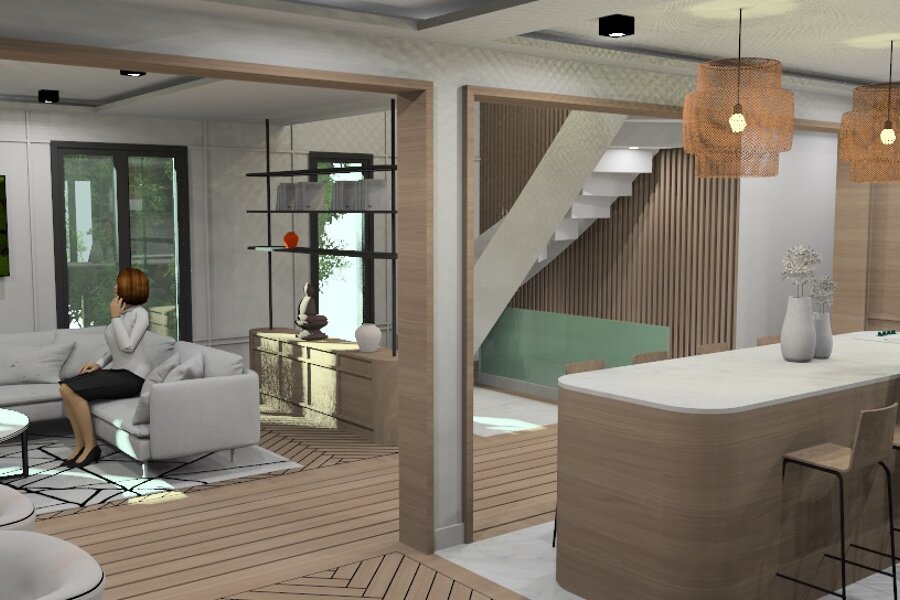 ᐅ Aménagement intérieur à Chaudon ≡ Rénovation maison A / 170m² ...