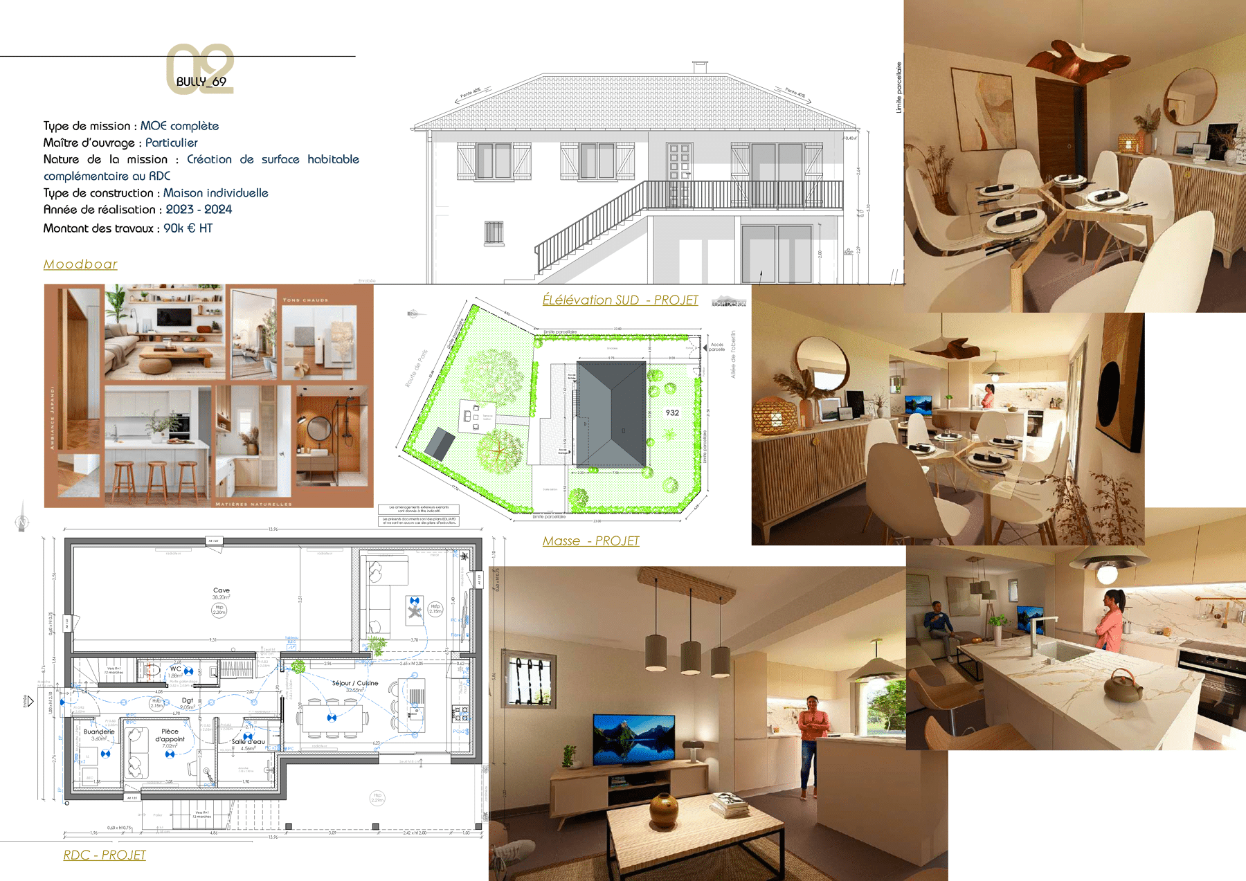 Aménagement intérieur - Maison individuelle par un architecte d'intérieur Archidvisor