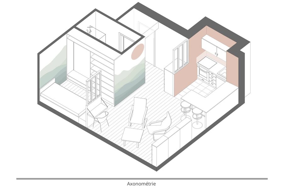 Projet Studio réalisé par un architecte Archidvisor