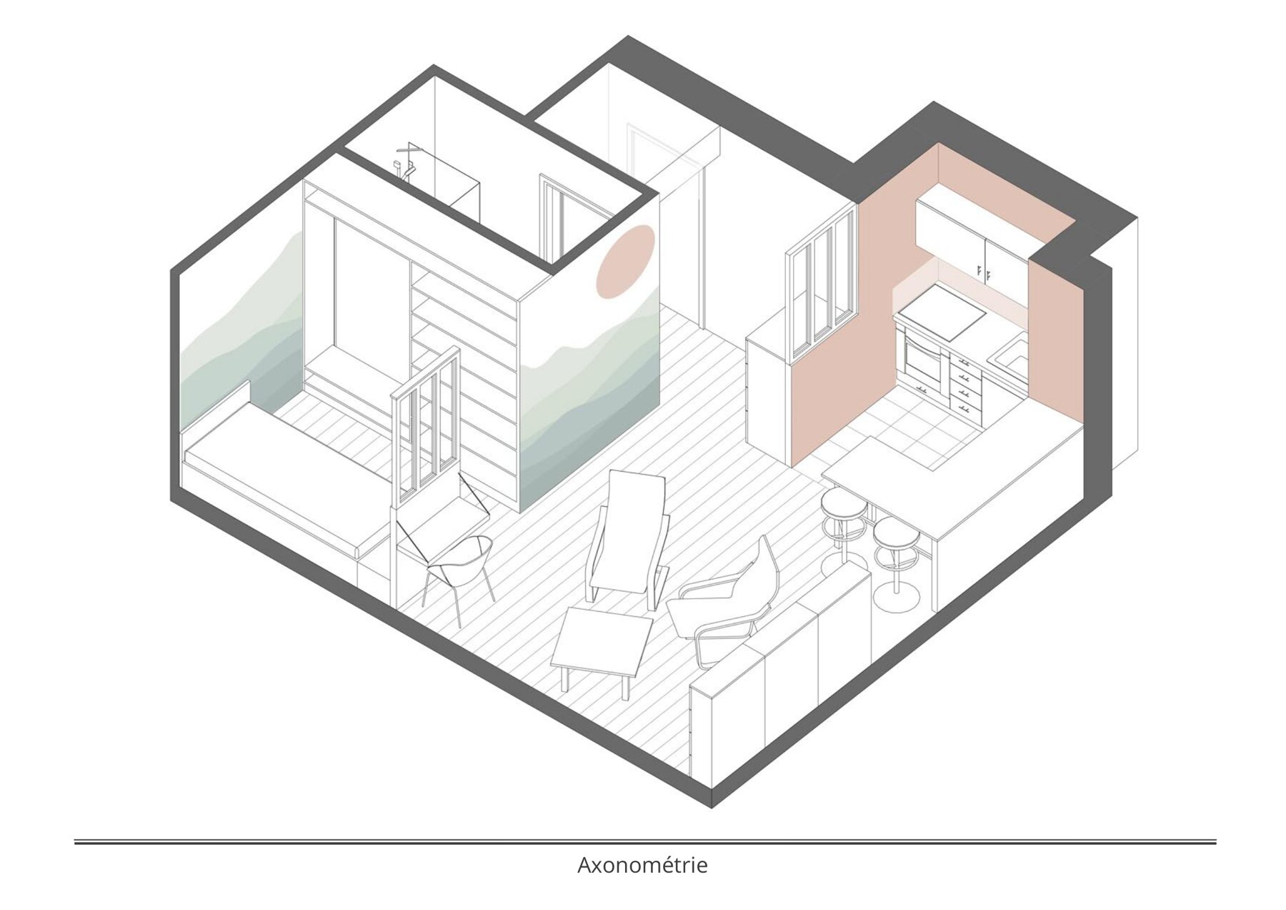 Aménagement intérieur - Appartement par un architecte Archidvisor