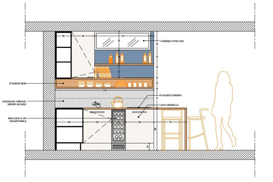 Projet Rénovation cuisine réalisé par un architecte Archidvisor