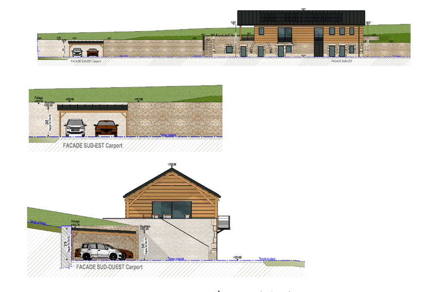 Projet Restructuration Micro ferme réalisé par un architecte Archidvisor