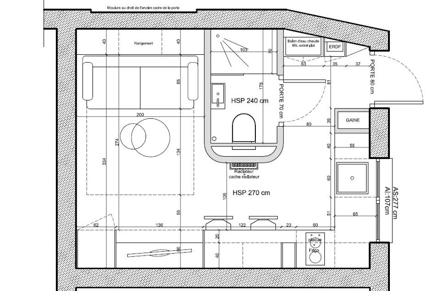 Projet Réaménagement Studio réalisé par un architecte Archidvisor