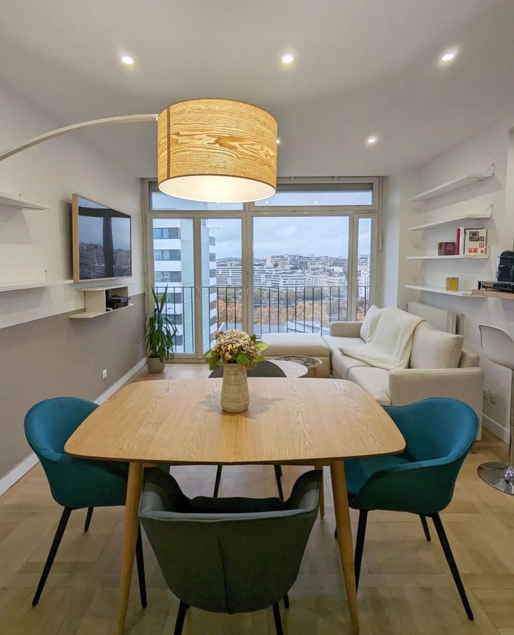ᐅ Aménagement intérieur à Paris ≡ Intérieur sublimé par la vue par Anne ...