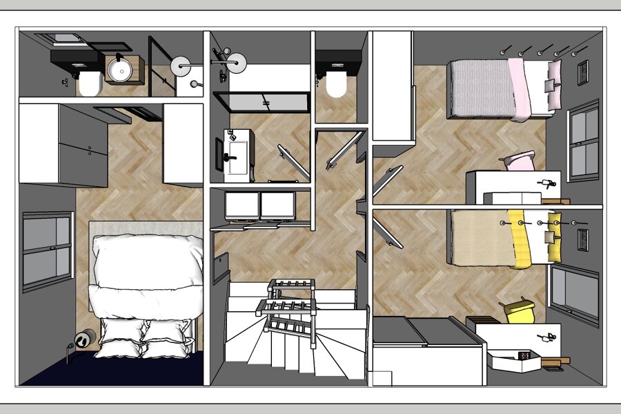 Projet Agencement d'une maison individuelle réalisé par un architecte d'intérieur Archidvisor