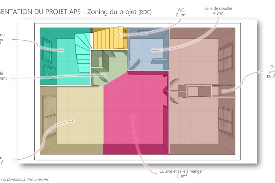 Projet Agencement d'un pavillon réalisé par un architecte d'intérieur Archidvisor